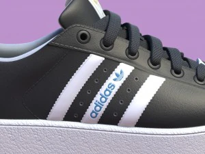 sport shoes 02 black 3D Model