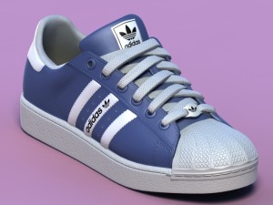 sports shoes 02 blue Modelo 3D