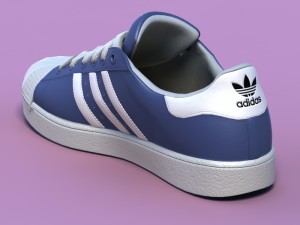 sports shoes 02 blue Model 3D