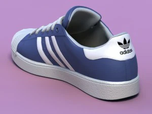 sports shoes 02 blue 3D Model