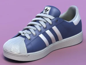 sports shoes 02 blue 3D Model