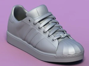 sports shoes 02 blue 3D Model