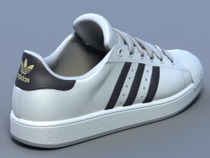 sports shoes 02 white Modelo 3D