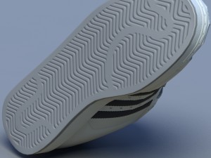 sports shoes 02 white Modelo 3D