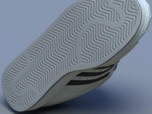 sports shoes 02 white 3D Model