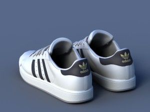 sports shoes 02 white Modelo 3D