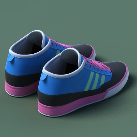 Blue pink trainers sale