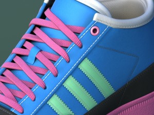 sports shoes 03 blue pink Modelo 3D