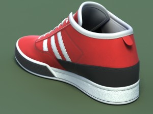 sports shoes 03 red white Modelo 3D