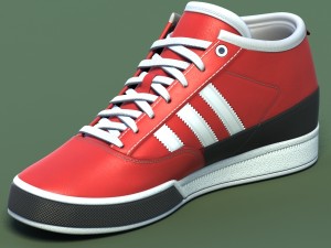 sports shoes 03 red white Modelo 3D