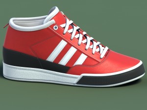 sports shoes 03 red white Modelo 3D