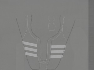 sports shoes 04 white brown Model 3D