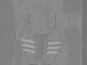 sports shoes 04 yellow blue 3D Model