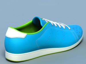 sports shoes 05 blue white Modelo 3D