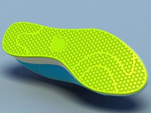 cal&ccedil;ados esportivos 05 azul branco Modelo 3D