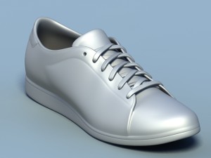 sports shoes 05 blue white Modelo 3D