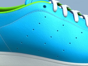 sports shoes 05 blue white Modelo 3D