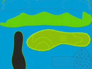 cal&ccedil;ados esportivos 05 azul branco Modelo 3D