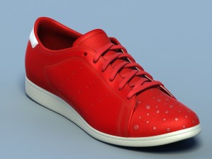 sports shoes 05 red white Modelo 3D