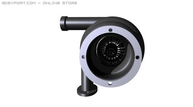 turbo 3D Model .c4d .max .obj .3ds .fbx .stl .blend 