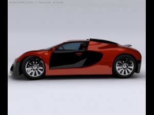 bugatti 3D-Modell