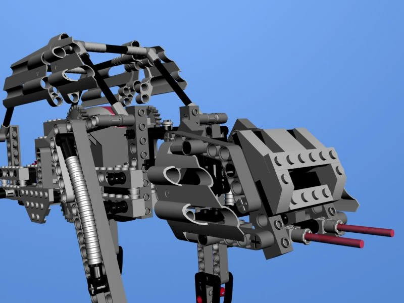 lego atat set 9754 3D Model .c4d .max .obj .3ds .fbx .stl .blend 