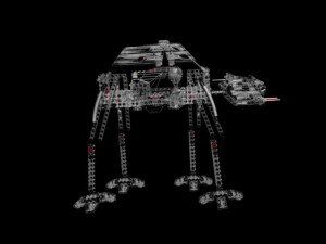 lego atat set 9754 Modelo 3D