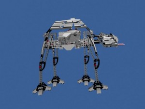 lego atat set 9754 Modelo 3D