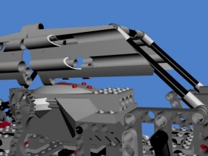 lego atat set 9754 Modelo 3D