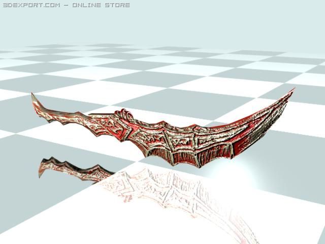 sword of beast Modello 3D .c4d .max .obj .3ds .fbx .stl .blend 