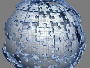 globe puzzle 3Dモデル
