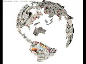 globe newspaper 3D Model