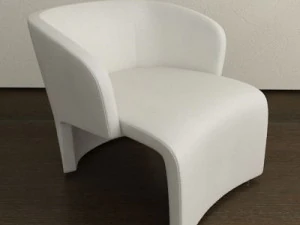 contemporary style armchair 3D Model