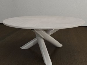 contemporary designer table 3D 모델
