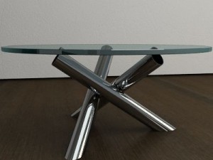 contemporary designer table 3D 모델