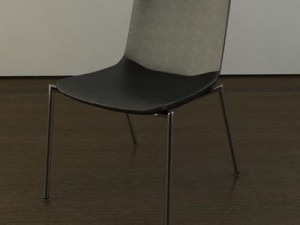 modern leather chair 3D मॉडल