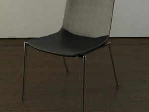 modern leather chair 3D Model