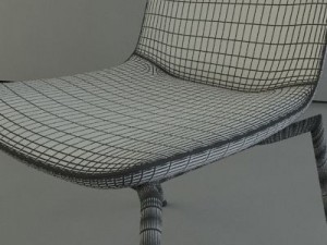 modern leather chair 3D मॉडल