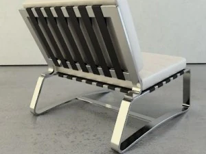 a contemporary style armchair 3D Model