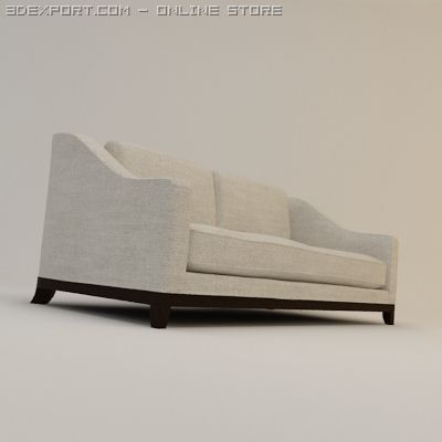 designer fabric sofa 3D मॉडल .c4d .max .obj .3ds .fbx .stl .blend 