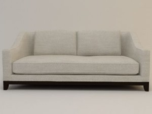 designer fabric sofa 3D मॉडल