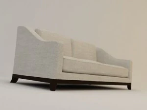 designer fabric seating set 3D Model