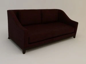 designer fabric seating set 3D Model
