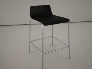 corian bar chair 3D Model