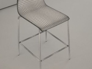 corian bar chair Model 3D