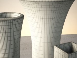 vase set 4 Modelo 3D
