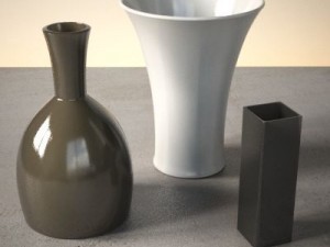 vase set 4 Modelo 3D