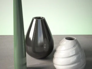 vase set 4 3D Model