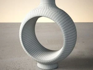 modern vase set 3D Model