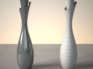 modern vase set Modelo 3D
